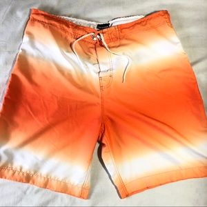 🏄🏾Joe Boxer Board Shorts Large Orange ombré